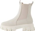 PIECES PCCANDRIA ANKLE BOOT Dames Laarzen - Beige
