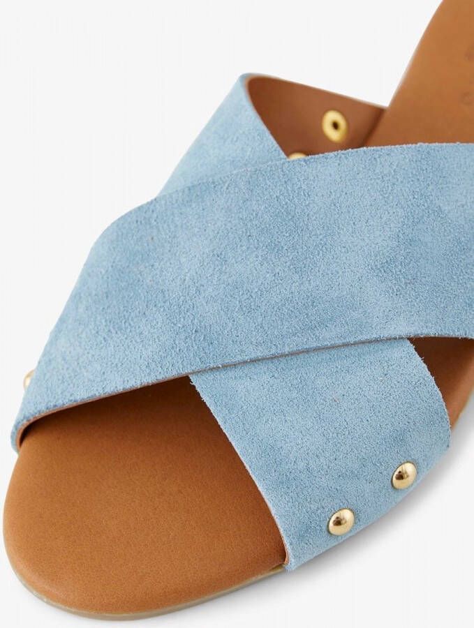 Pieces PCVUMA SUEDE SANDAL Tourmaline Blue