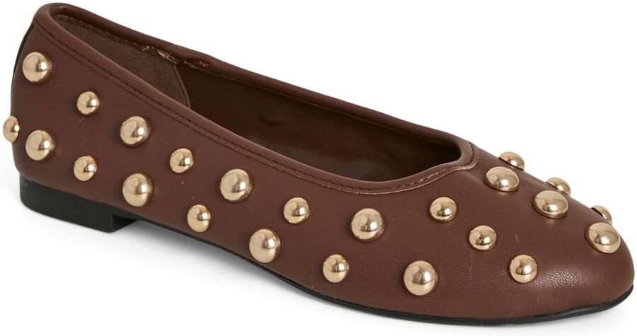 PIECES PCKAROLINE STUD BALLERINA HG Meisjes Ballerinas