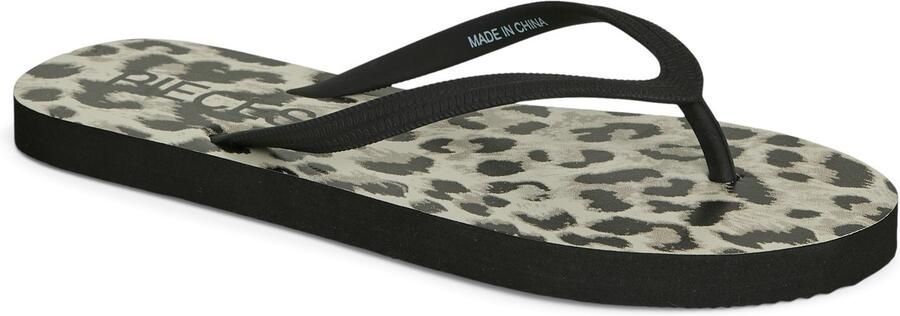 PIECES Summer Print Teenslippers Dames
