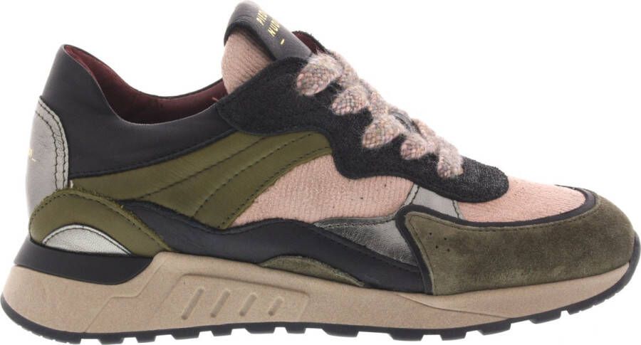 Piedi Nudi Dames Sneakers 2507-11.01pn Nebel rosa Khaki