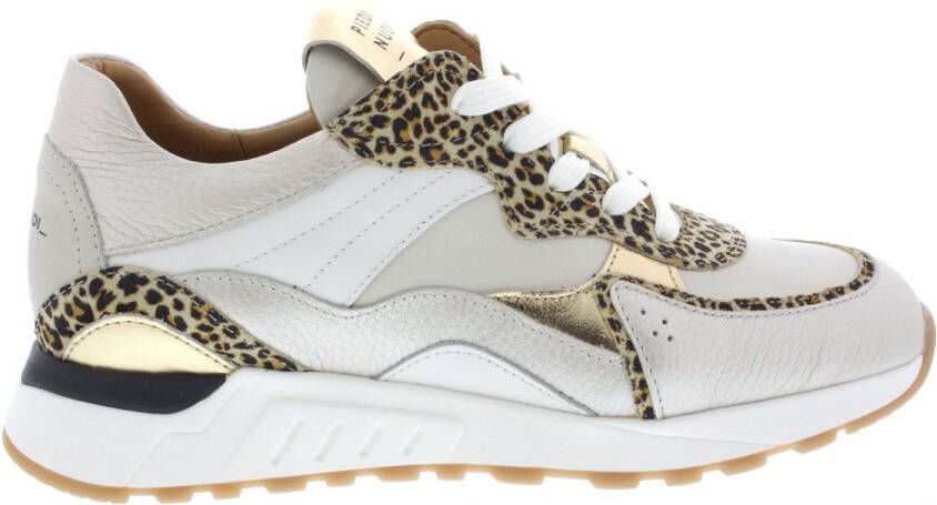 Piedi Nudi Nova 11.30 Leopardo Dames Sneakers Wit Leopard