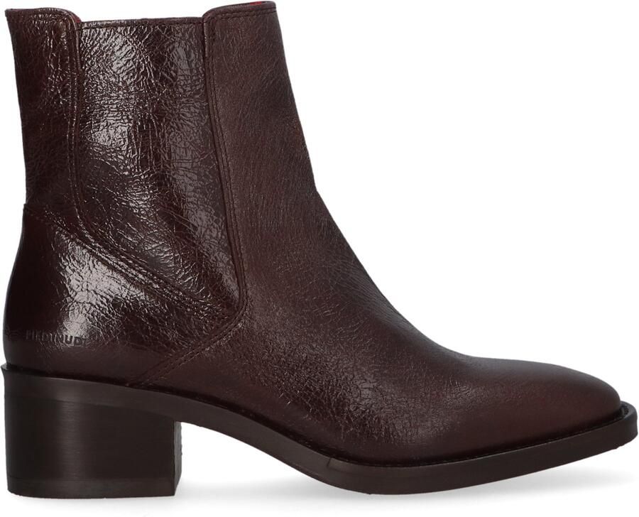 Piedi Nudi Zuma Dames Enkellaarsjes Lakleer Bruin