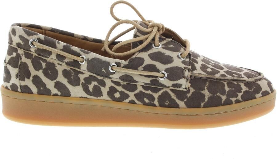 Piedi Nudi Dames Instappers & Ballerina's Porta H-fit Leopard Mocassins Multi - Foto 2