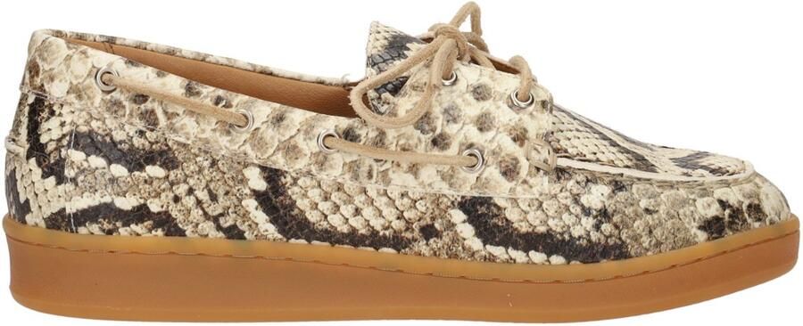Piedi Nudi DAMES INSTAPSCHOENEN BEIGE PORTA 05.07 BEIGE SNAKE