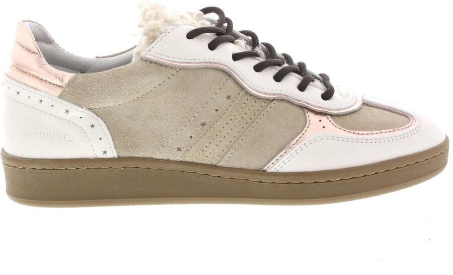Piedi Nudi Dames Sneakers Imola 01.21 Panna Fur Multi