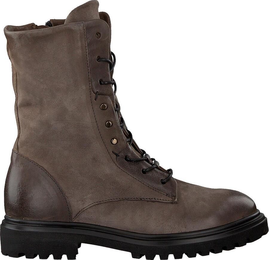 Piedi Nudi M72203 Veterboots Laarzen Met Veters Dames Grijs