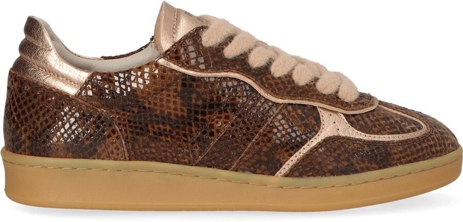Piedi Nudi DAMES SNEAKERS BRUIN PN-IMOLA-0125 IMOLA BROWN PRINT LEATHER H