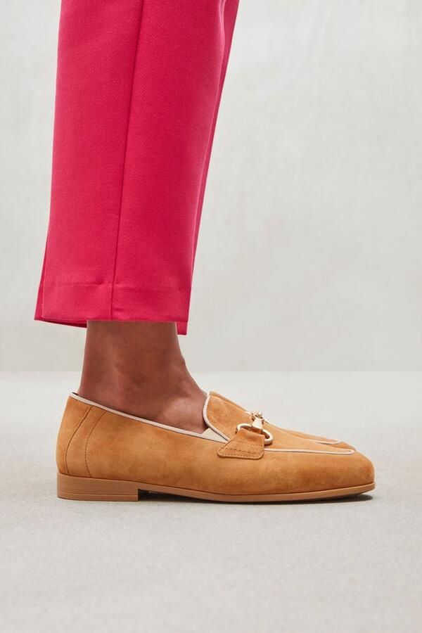 Piedi Nudi Instappers Dames Instapschoenen Damesschoenen Suède 133975 Camel - Foto 5
