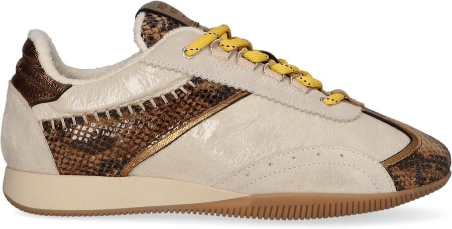 Piedi Nudi Janet Dames Sneakers Leer Wit