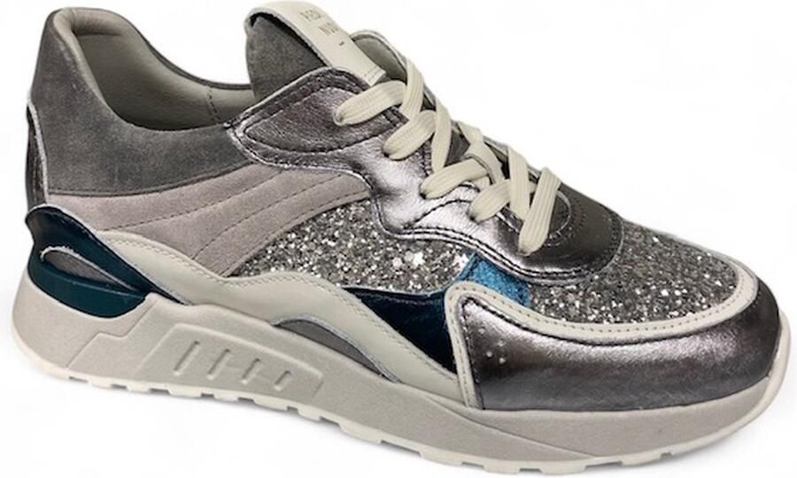 Piedi Nudi Dames Sneakers Nova 11.17 Silver Lux Zilver