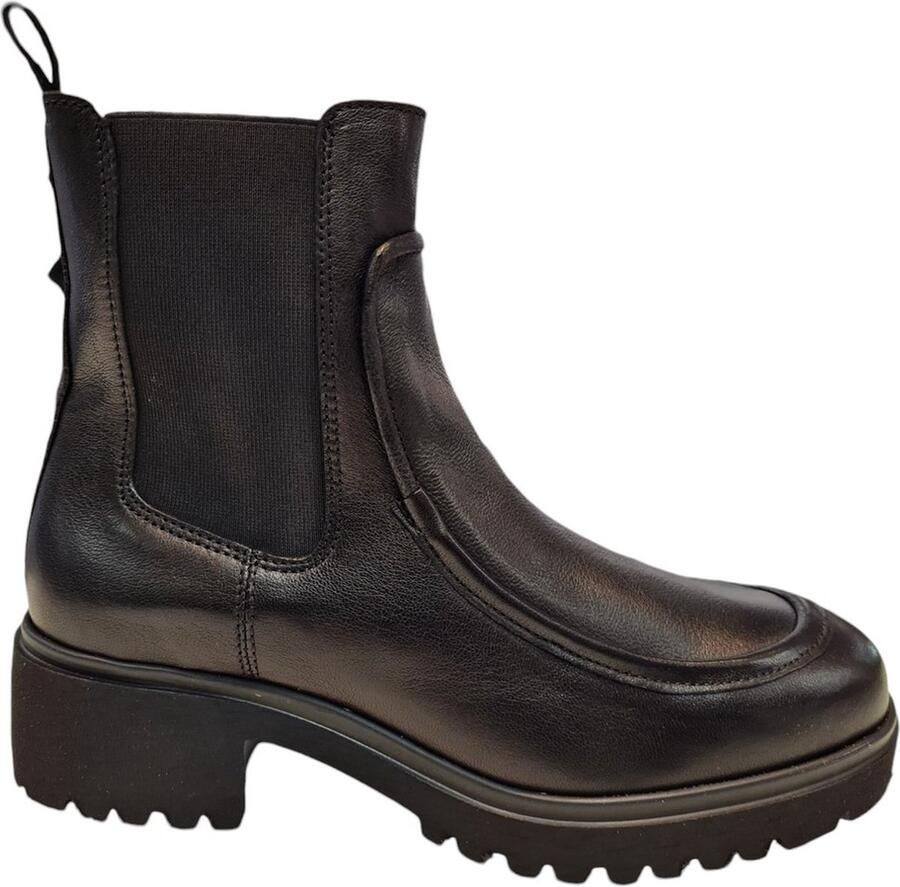 Piedi Nudi Ronta 02.03 Black Dames Enkellaarzen Zwart