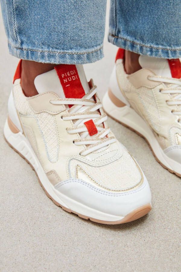 Piedi Nudi Sneakers Dames Lage sneakers Damesschoenen Leer 2507-13.01PN Wit - Foto 9