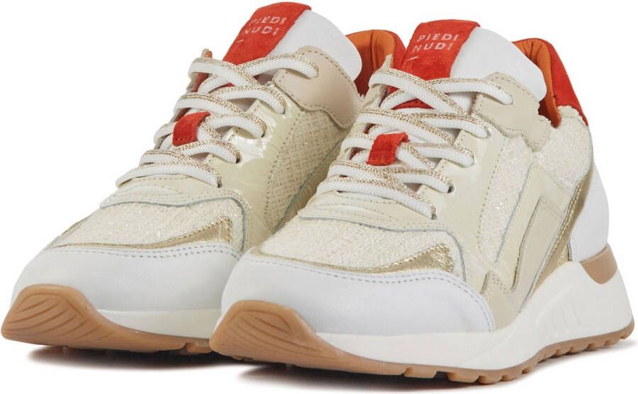 Piedi Nudi Sneakers Dames Lage sneakers Damesschoenen Leer 2507-13.01PN Wit - Foto 10