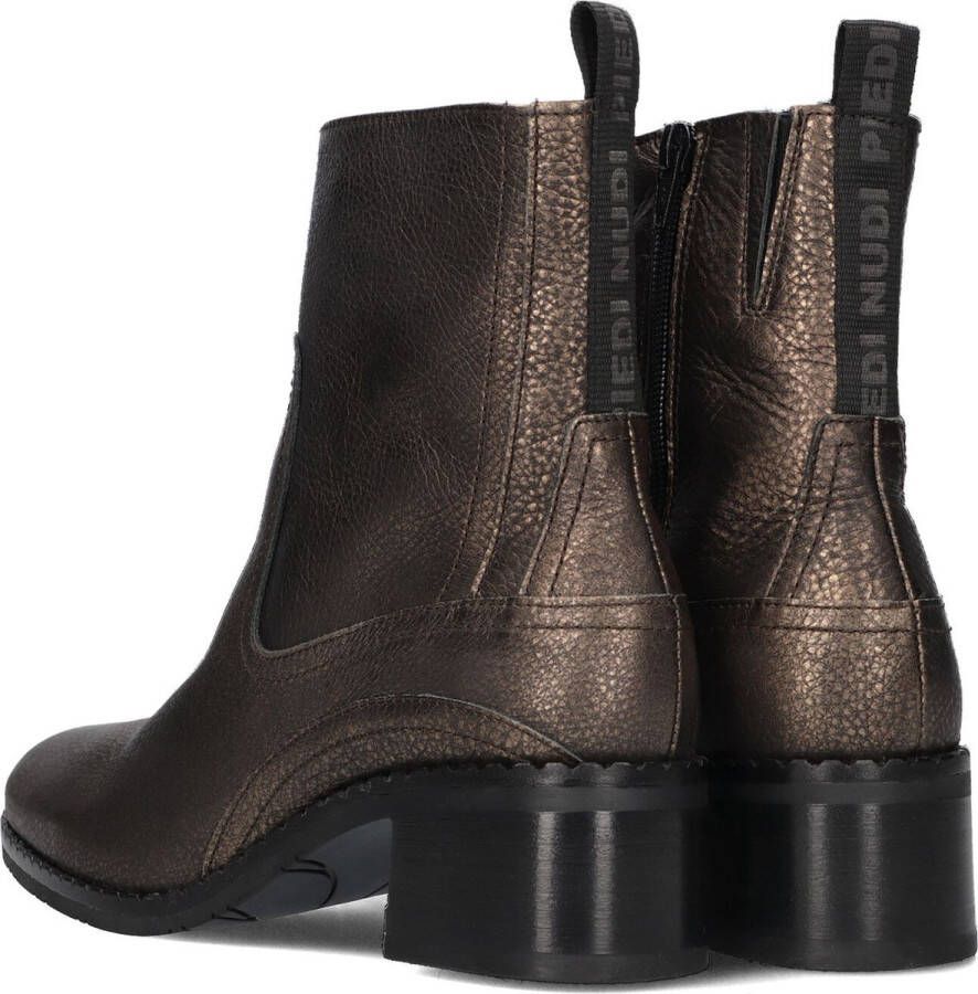 Piedi Nudi PiediNudi 2746-01 Enkellaarsjes Enkelboots met rits Dames Brons