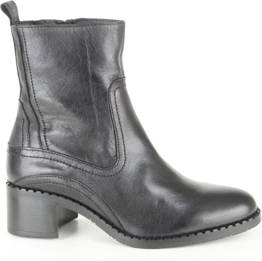 Piedi Nudi PiediNudi 2746-01 Enkellaarsjes Enkelboots met rits Dames Zwart