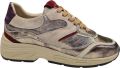 PIEDI NUDI PiediNudi Lage Sneakers Dames Selva 17.01 Leer Zilver - Bruin