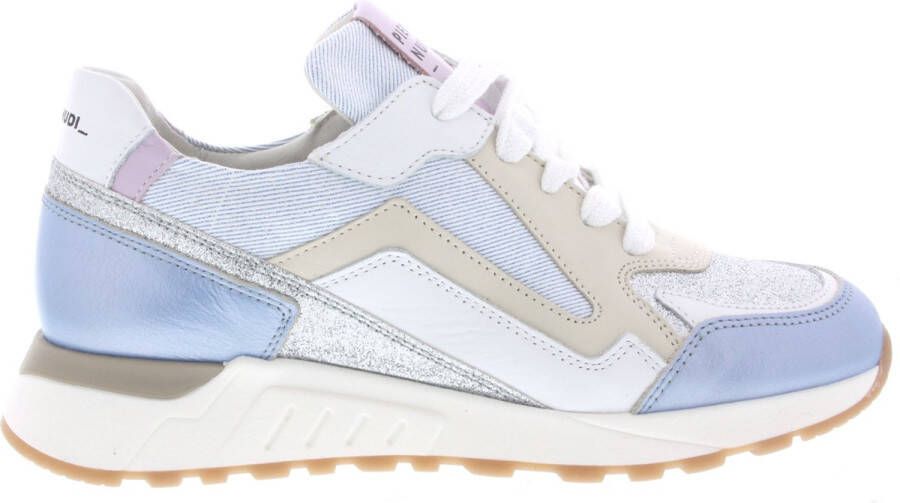 PIEDI NUDI PiediNudi Lage Sneakers Dames Selva 17.10 Maat: 40 Materiaal: Leer Kleur: Blauw