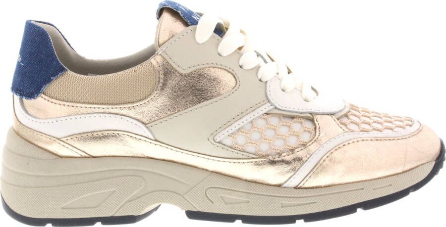 PIEDI NUDI PiediNudi Lage Sneakers Dames Talla 04.02 Maat: 39 Materiaal: Leer Kleur: Goud