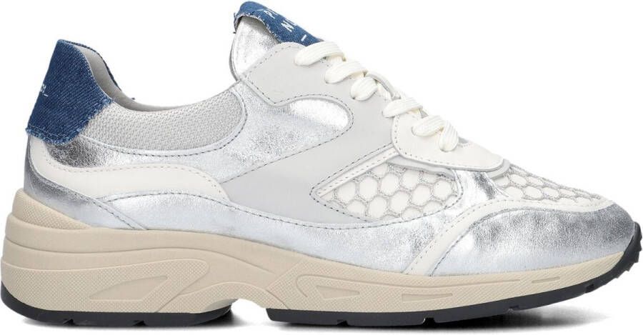 PIEDI NUDI PiediNudi Lage Sneakers Dames Talla 04.03 Maat: 40 Materiaal: Leer Kleur: Zilver