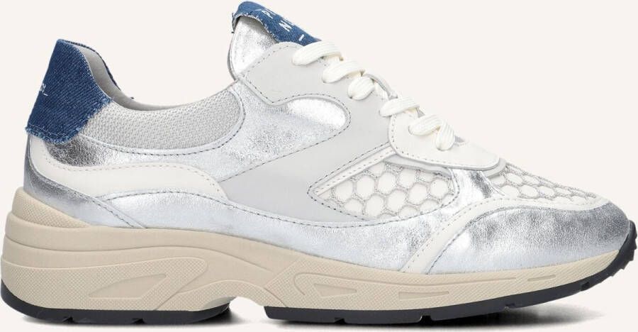 PIEDI NUDI PiediNudi Lage Sneakers Dames Talla 04.03 Maat: 43 Materiaal: Leer Kleur: Zilver