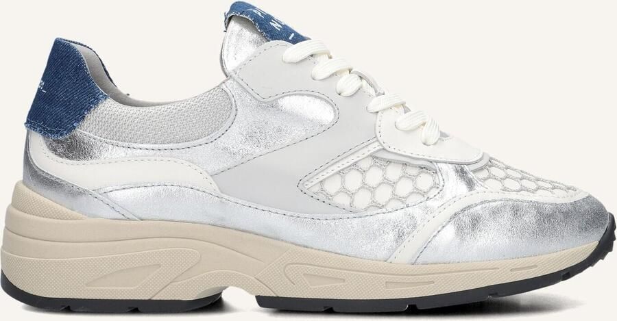 PIEDI NUDI PiediNudi Lage Sneakers Dames Talla 04.03 Maat: 43 Materiaal: Leer Kleur: Zilver