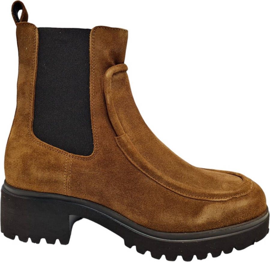 Piedi Nudi Ronta 02.06 Pure Terra Dames Enkellaarzen Bruin