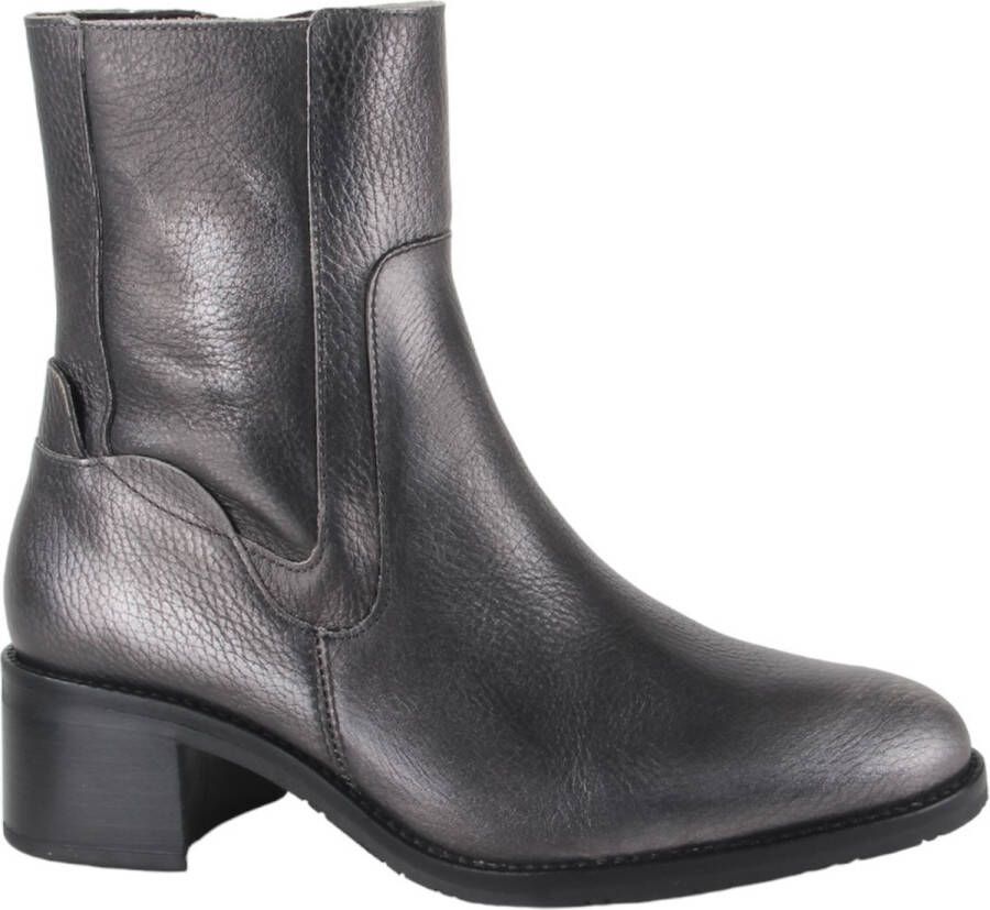 Piedi Nudi Silva 09.04 Silver Metal dames enkellaarzen gekleed grijs