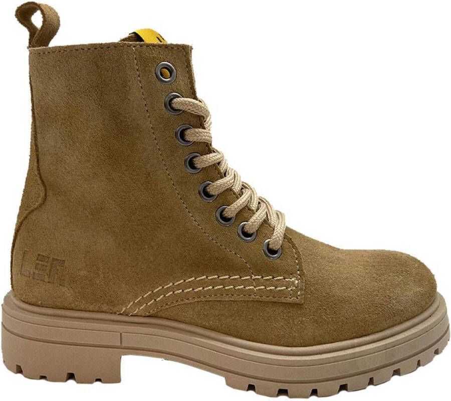 Piedro Lef Fire Boots Beige Suède Wijdtemaat Standaard Schoenmaat