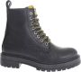 Piedro Lef Fire Boots Zwart Leer Wijdtemaat Standaard Schoenmaat - Thumbnail 1