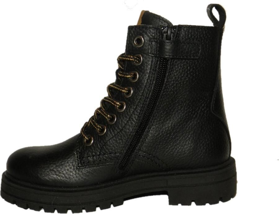 Piedro Lef Fire Boots Zwart Leer Wijdtemaat Standaard Schoenmaat - Foto 5