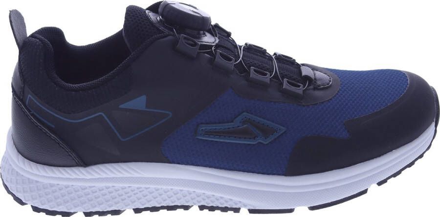 Piedro Sport Chris Sneakers Blauw Zwart Vetersluiting draaisluiting