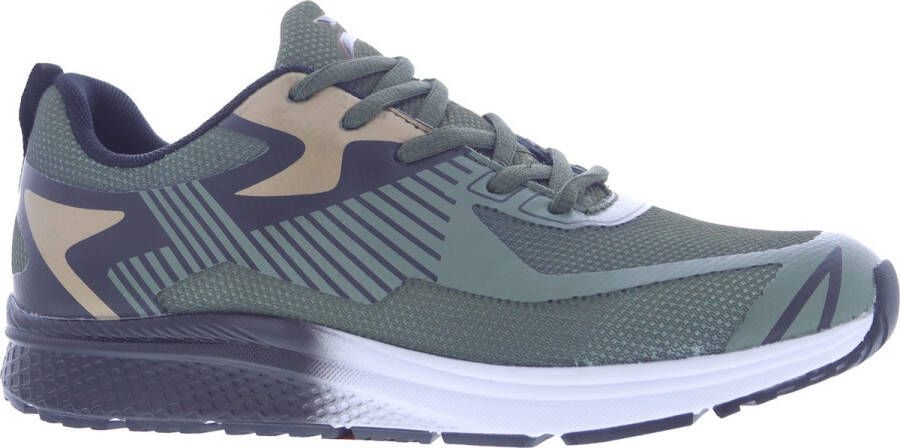 Piedro Sport Cristiano Sneakers Kaki Vetersluiting