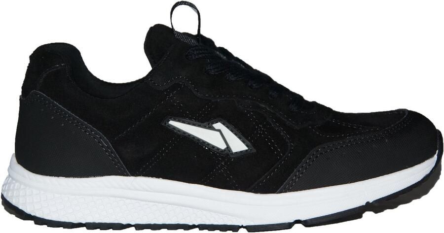 Piedro Sport Emiel Sneakers Zwart Suede Vetersluiting