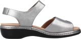 Piesanto Sandalen met sleehak 200802 - Zilver