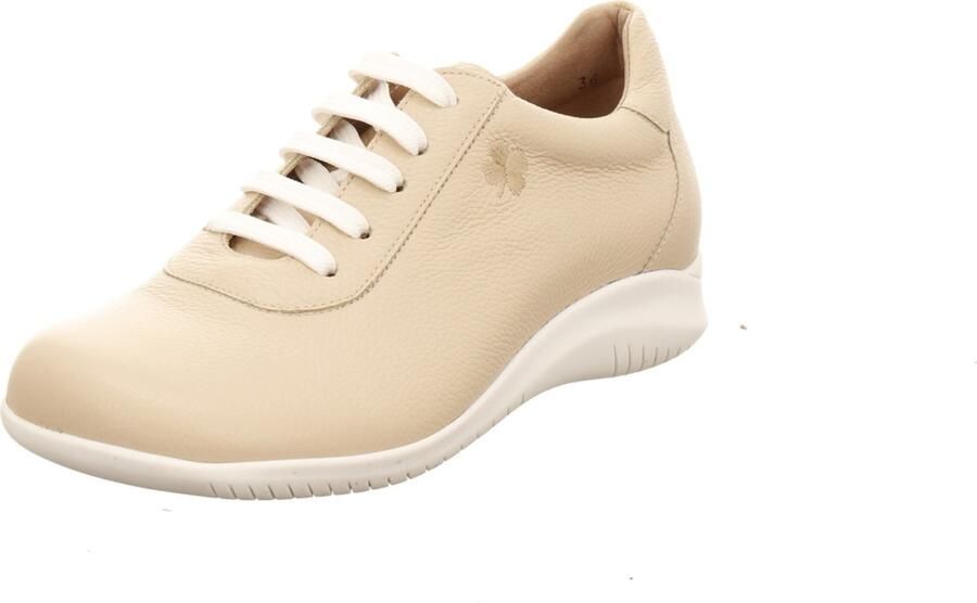 PieSanto 250901 Beige dames veterschoenen beige