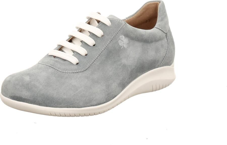 PieSanto 250901 Jeans dames veterschoenen blauw
