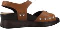 Piesanto Sandalen met sleehak 260432p - Bruin