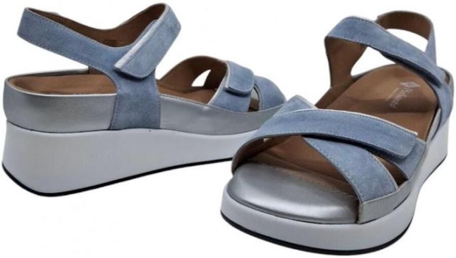 PieSanto Sandalen suede sky orion plata sandaal