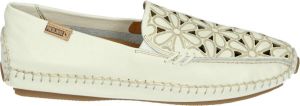 Pikolinos 578 3539 Volwassenen Instappers Kleur Wit beige