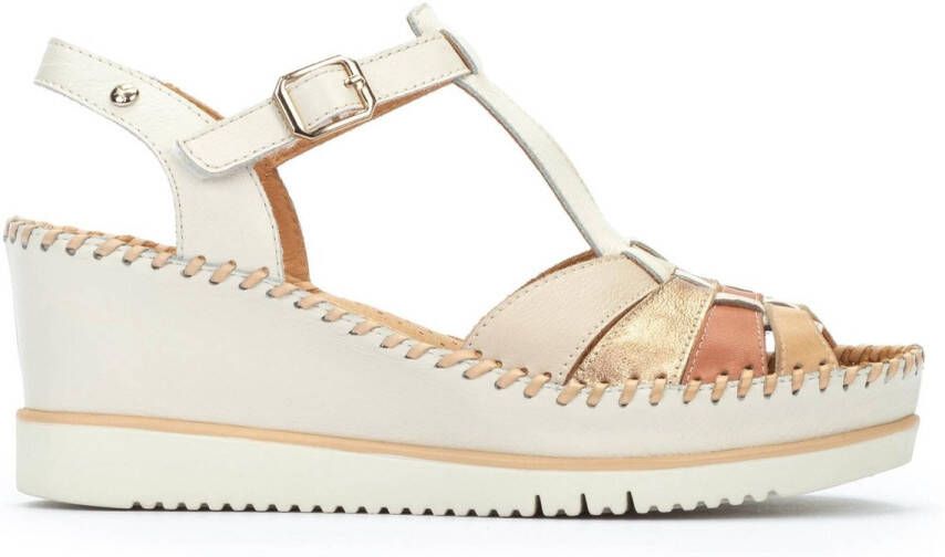 Pikolinos Off white sleehak leren sandaal