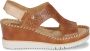 Pikolinos Kleurrijke sandalen met hoge sleehak Brown Dames - Thumbnail 1