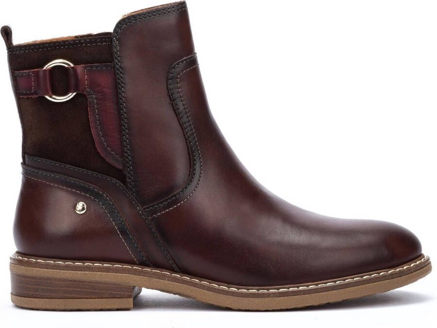 Pikolinos Donkerbruine Enkellaarsjes voor Dames Brown Dames