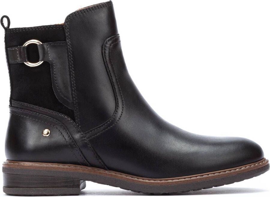 Pikolinos Zwarte enkellaarsjes voor dames Aldaya Black Dames