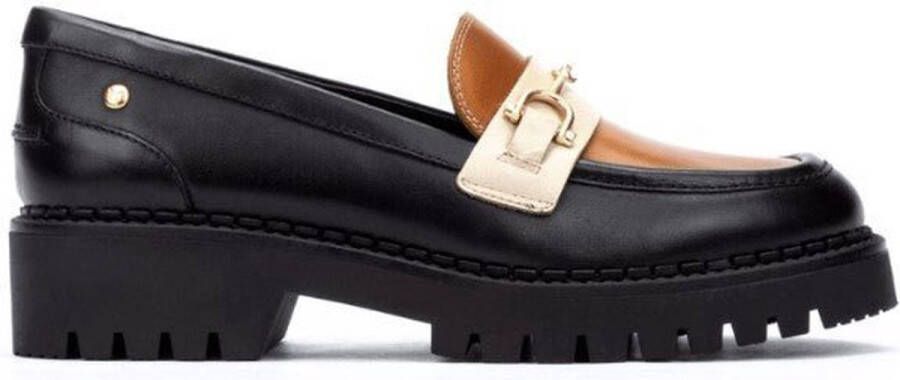 Pikolinos Studded Platform Loafers voor vrouwen Black Dames