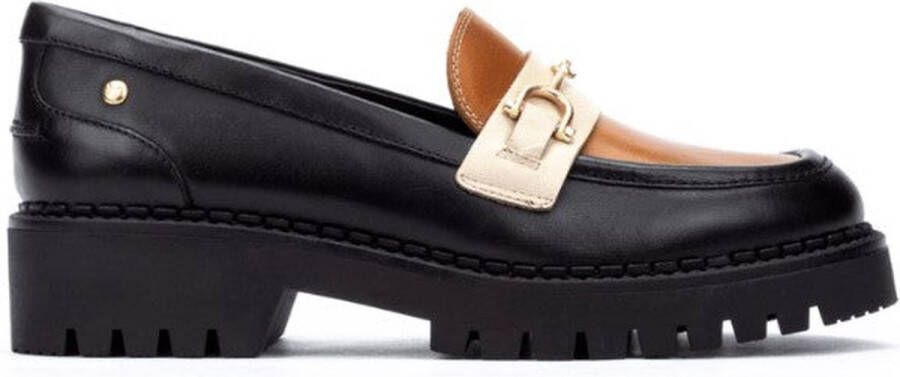Pikolinos Studded Platform Loafers voor vrouwen Black Dames
