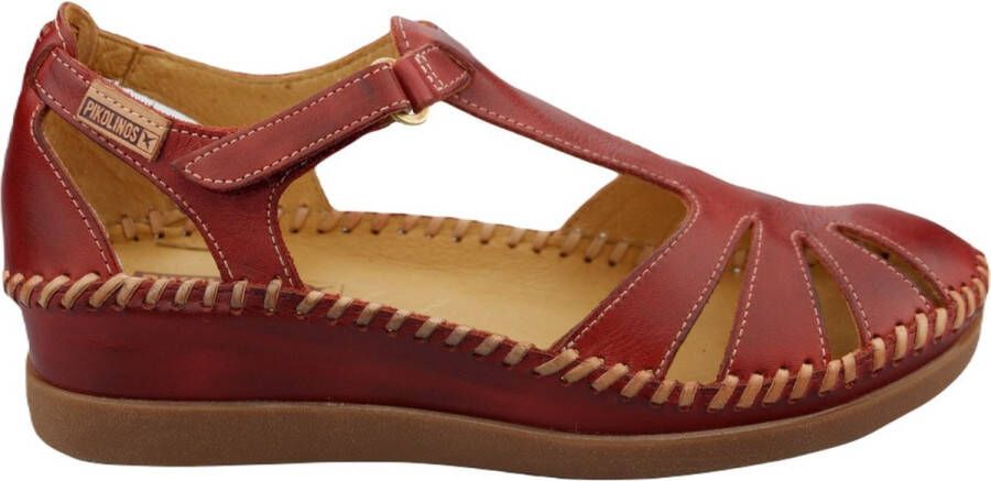 Pikolinos Sandalia cuña Cadaques W8K Rood Dames