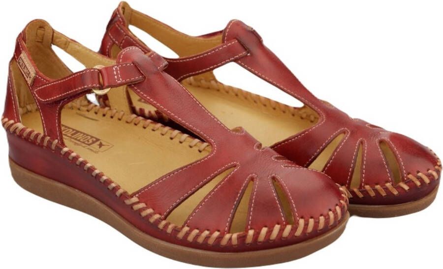 Pikolinos Sandalia cuña Cadaques W8K Rood Dames