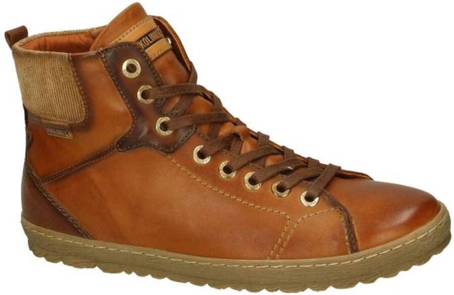 Pikolinos Dames cognac caramel sneakers