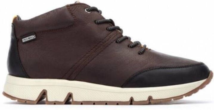 Pikolinos Ferrol M9U-8069No iep bruin lederen sport enkellaarsjes
